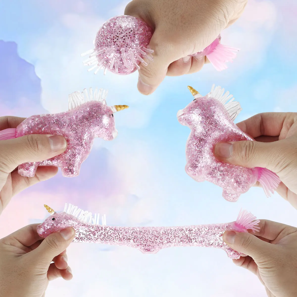 For Kids Adults Unicorn Stress Balls Toy Heal Your Mood Squeeze Beads Toy Stress and Anxiety Relief Fidget Ball Toy
For Kids Adults Unicorn Stress Balls Toy Heal Your Mood Squeeze Beads Toy Stress and Anxiety Relief Fidget Ball Toy
