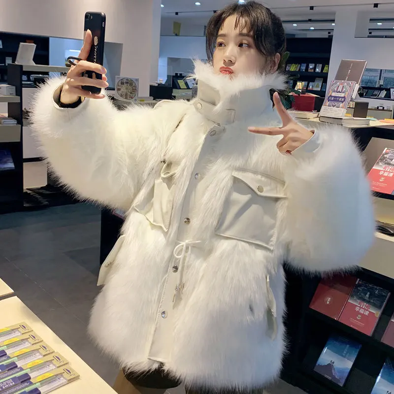 Stylish Fur One Rhinestone Motorcycle Style Faux Fur Coat for Women Autumn/Winter 2022 Women's Casual New School Overcome
Stylish Fur One Rhinestone Motorcycle Style Faux Fur Coat for Women Autumn/Winter 2022 Women's Casual New School Overcome