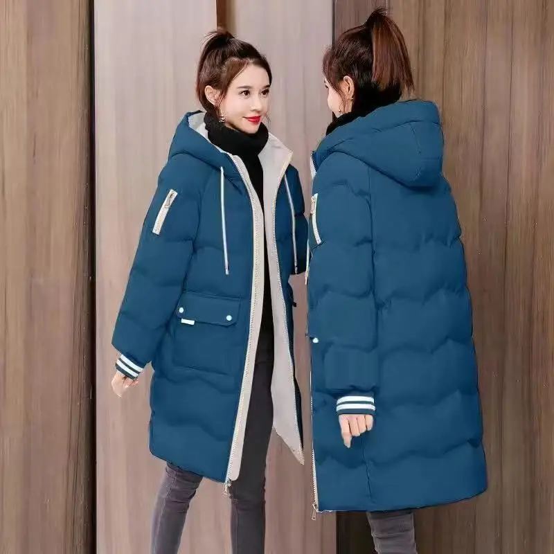 

Women Oversize Parkas Coat Female Fashion Solid Thick Warm Hooded Padded Coat Ladies Casual Outwear Jackets Parkas Femme G90