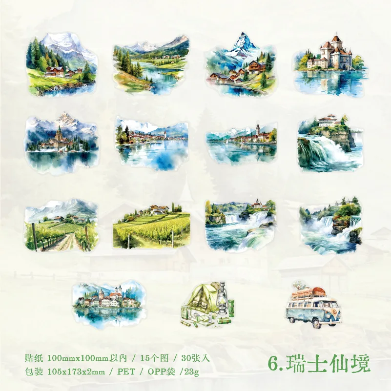 Набор из 20 стикеров Alideco для скрапбукинга
Набор из 20 стикеров Alideco для скрапбукинга