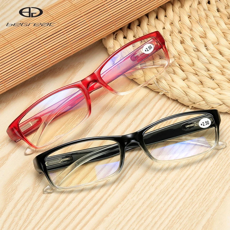 BEGREAT градиентная оправа, модные очки для чтения с защитой от синего света, унисекс, очки для пожилых людей, для чтения, дальнозоркости, газеты...
BEGREAT градиентная оправа, модные очки для чтения с защитой от синего света, унисекс, очки для пожилых людей, для чтения, дальнозоркости, газеты...