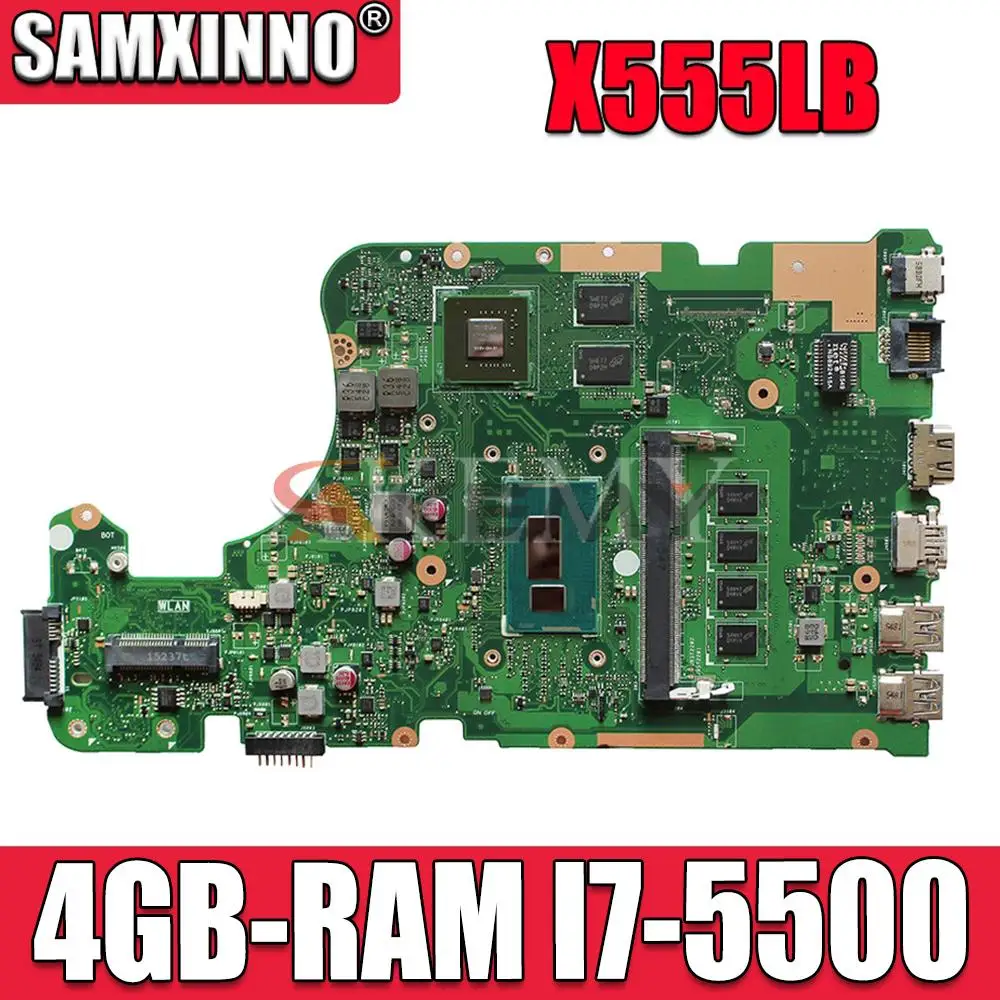 Материнская плата X555LB X555LD REV 3,6/REV3.3 для Asus X555LJ X555LF X555LB X555LP, материнская плата для ноутбука, ЦП, 4 Гб ОЗУ, I7-5500 2 Гб, GPU
Материнская плата X555LB X555LD REV 3,6/REV3.3 для Asus X555LJ X555LF X555LB X555LP, материнская плата для ноутбука, ЦП, 4 Гб ОЗУ, I7-5500 2 Гб, GPU