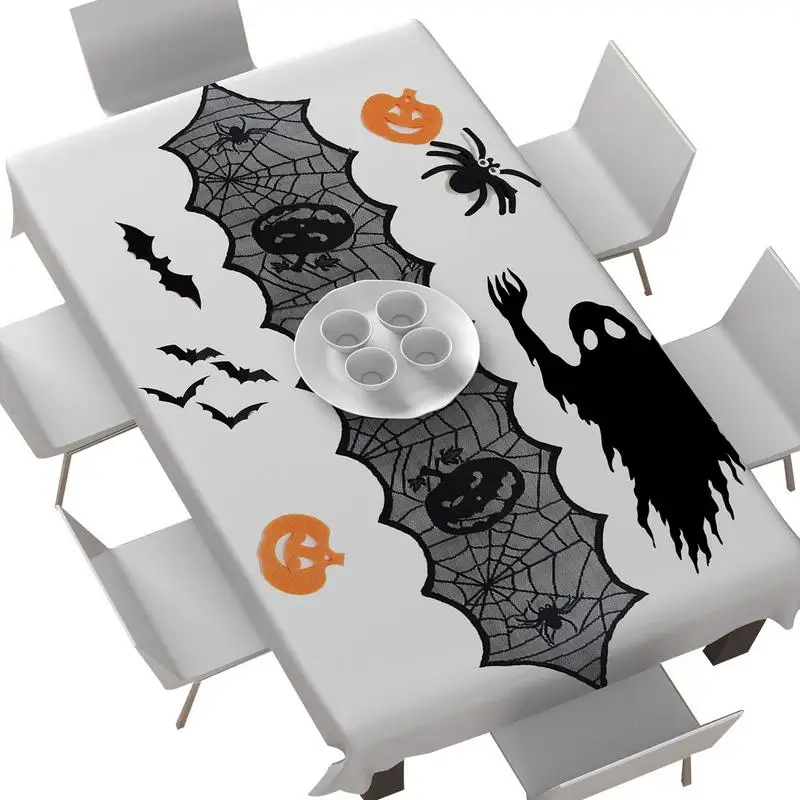 Lace Table Runner Black Lace 18x72inch Runner With Spider And Bat Table Decor Holiday Kitchen Dining Table Decoration For
Lace Table Runner Black Lace 18x72inch Runner With Spider And Bat Table Decor Holiday Kitchen Dining Table Decoration For