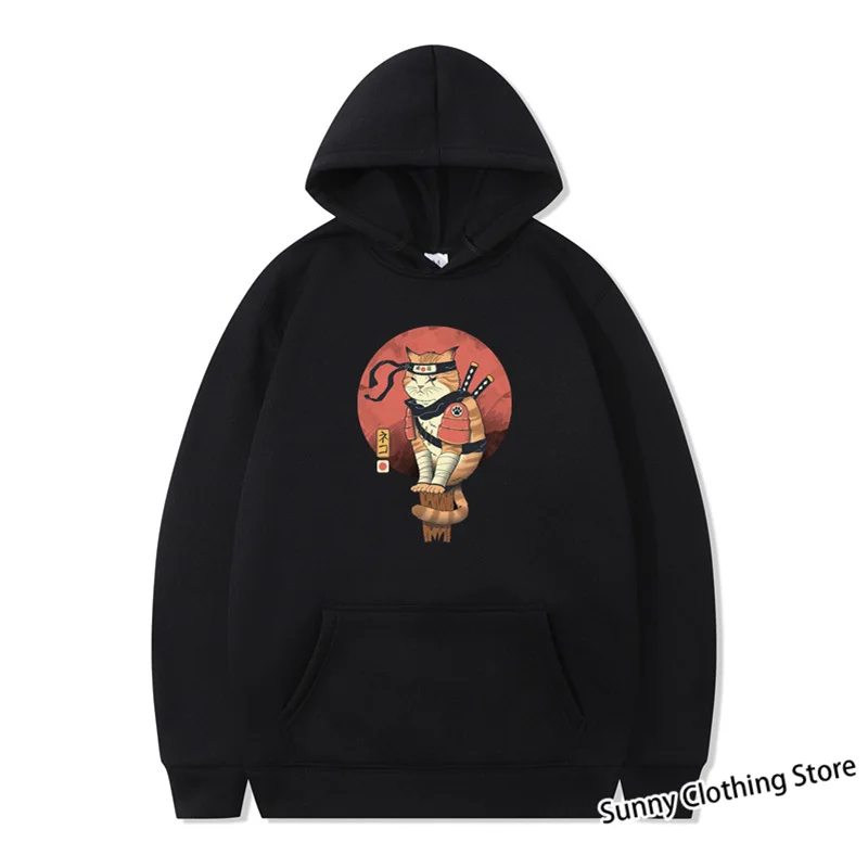 Autumn/Winter Fun Sports Hoodie Anime Ninja Cat Print Hip Hop Harajuku Street Casual Couple Sweatshirt Cotton Fleece Men Hoodie
Autumn/Winter Fun Sports Hoodie Anime Ninja Cat Print Hip Hop Harajuku Street Casual Couple Sweatshirt Cotton Fleece Men Hoodie