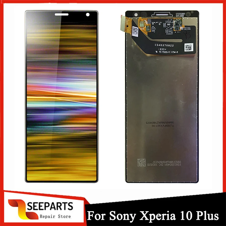 Оригинальный ЖК-дисплей для Sony Xperia 10 Plus с сенсорным экраном дигитайзер в сборе запасные части для Sony X10 ЖК-дисплей 
Оригинальный ЖК-дисплей для Sony Xperia 10 Plus с сенсорным экраном дигитайзер в сборе запасные части для Sony X10 ЖК-дисплей