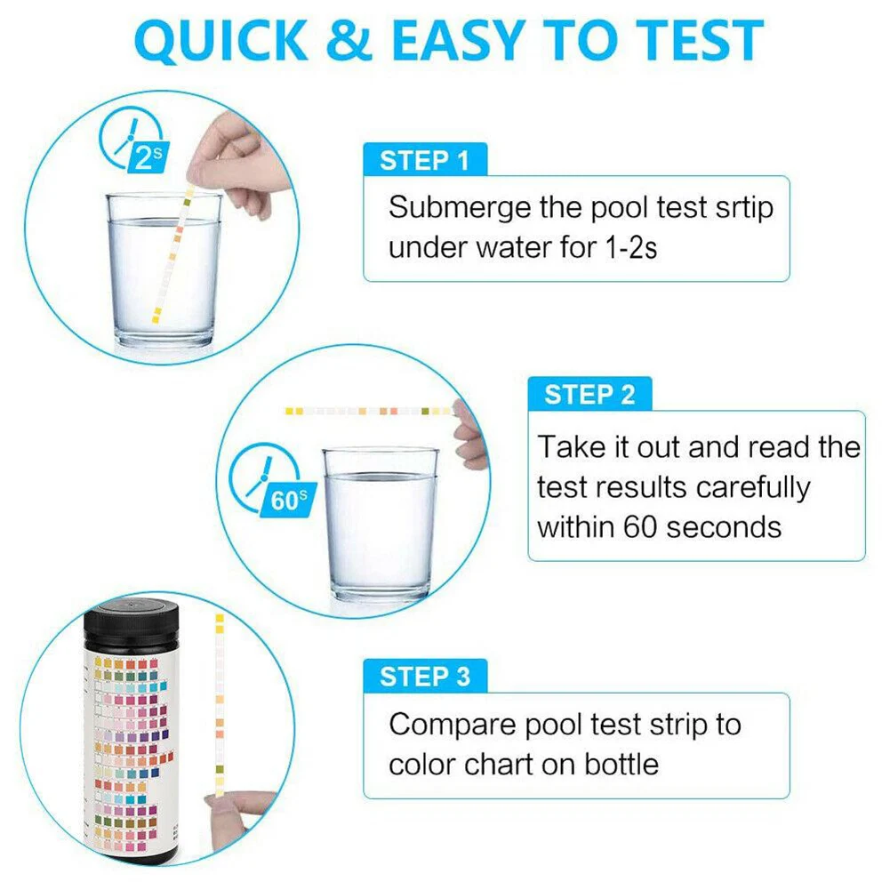 Measure Test Strips Test Strips Pool Test Paper Water Quality Water Quality Test Water Test Chlorine Universal
Measure Test Strips Test Strips Pool Test Paper Water Quality Water Quality Test Water Test Chlorine Universal