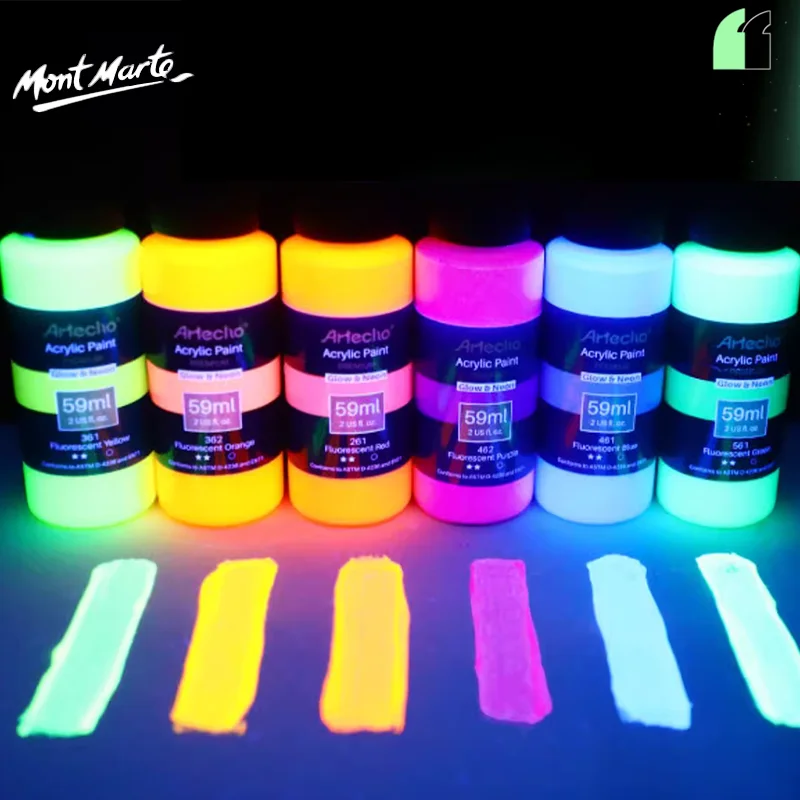 Acrylic Glow in The Dark Paint 59ml Art Painting DIY Halloween and Christmas Decorations Rich Pigments for Artists Students
Acrylic Glow in The Dark Paint 59ml Art Painting DIY Halloween and Christmas Decorations Rich Pigments for Artists Students