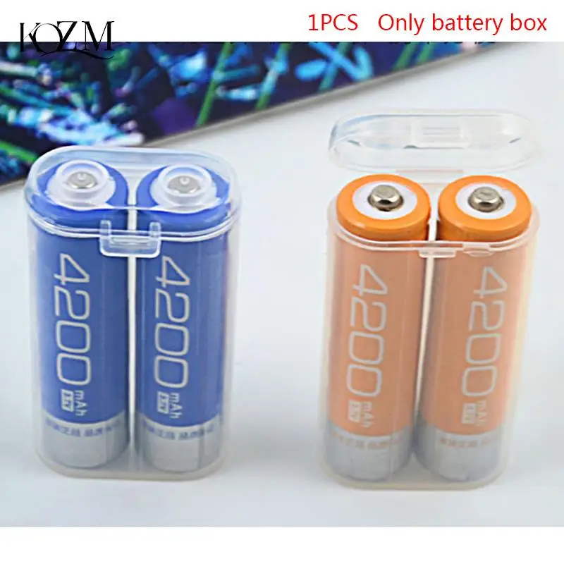 1PC 18650 Battery Portable Waterproof Clear Holder Storage Box Transparent Plastic Safety Case for 2 Sections 18650 Wholesale
1PC 18650 Battery Portable Waterproof Clear Holder Storage Box Transparent Plastic Safety Case for 2 Sections 18650 Wholesale