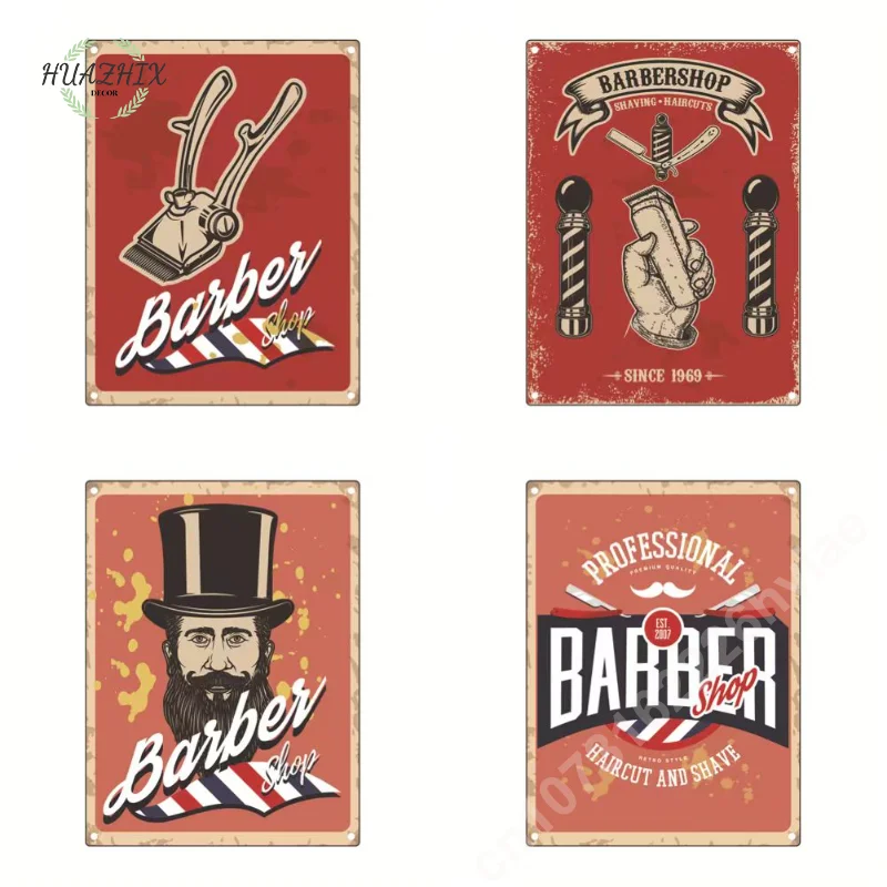 Barber Shop Metal Signs Vintage Decor for Salon Haircut Shave Room Decoration Retro Wall Iron Painting and Picture Tin Plaques
Barber Shop Metal Signs Vintage Decor for Salon Haircut Shave Room Decoration Retro Wall Iron Painting and Picture Tin Plaques
