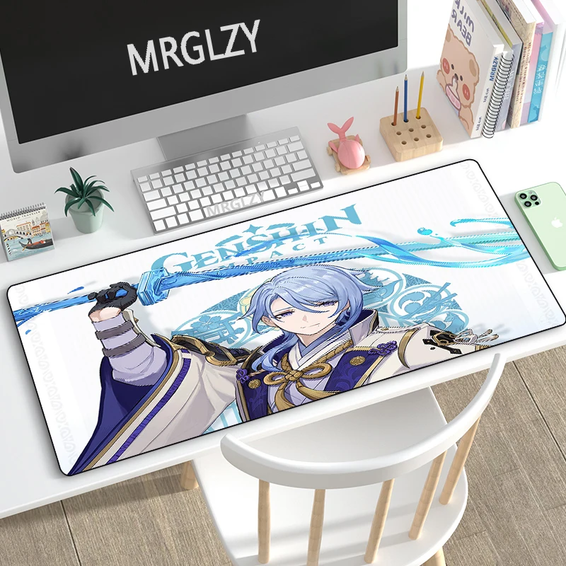 Kamisato Ayato Non-slip Mouse Pad Genshin Large Desk Mat Gaming Mouse Pad Rubber Keyboard Mousepad 40*90cm XXL Mouse Mats for PC
Kamisato Ayato Non-slip Mouse Pad Genshin Large Desk Mat Gaming Mouse Pad Rubber Keyboard Mousepad 40*90cm XXL Mouse Mats for PC
