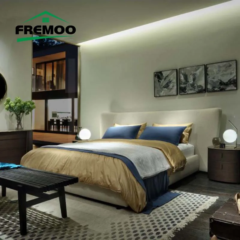Queen Platform Bed Frame Modern Simple Double Bed Solid Wood Frame Multifunctional Designer Double Bed with Ractangle
Queen Platform Bed Frame Modern Simple Double Bed Solid Wood Frame Multifunctional Designer Double Bed with Ractangle