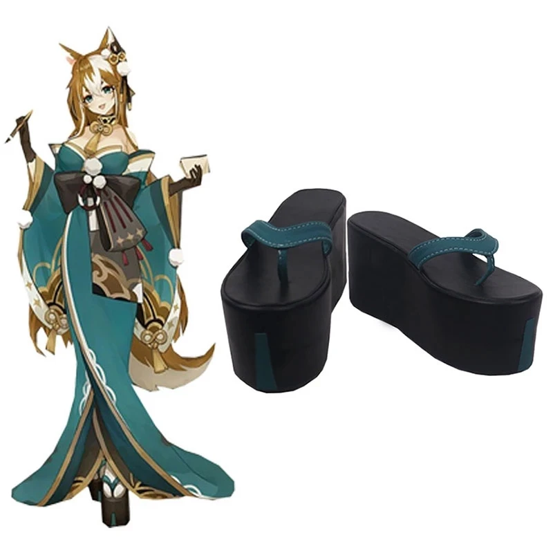 Игра Genshin Impact косплей обувь Gorou Miss Hina Косплей сабо для Хэллоуина Карнавал стандартные
Игра Genshin Impact косплей обувь Gorou Miss Hina Косплей сабо для Хэллоуина Карнавал стандартные