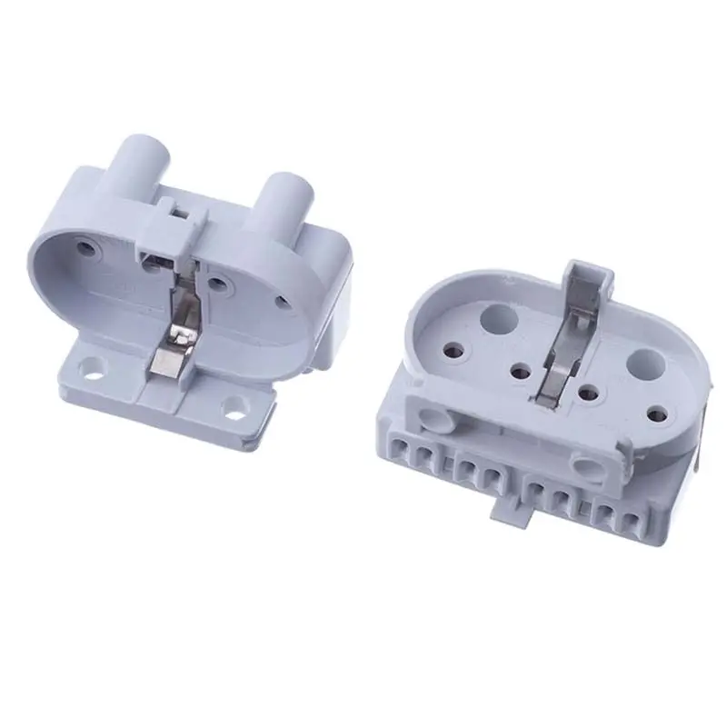 H Tube Lamp Socket Plug for Connecting Ballast Flat 4 Pin Lamp Base Holder for 4 Hole Tube
H Tube Lamp Socket Plug for Connecting Ballast Flat 4 Pin Lamp Base Holder for 4 Hole Tube