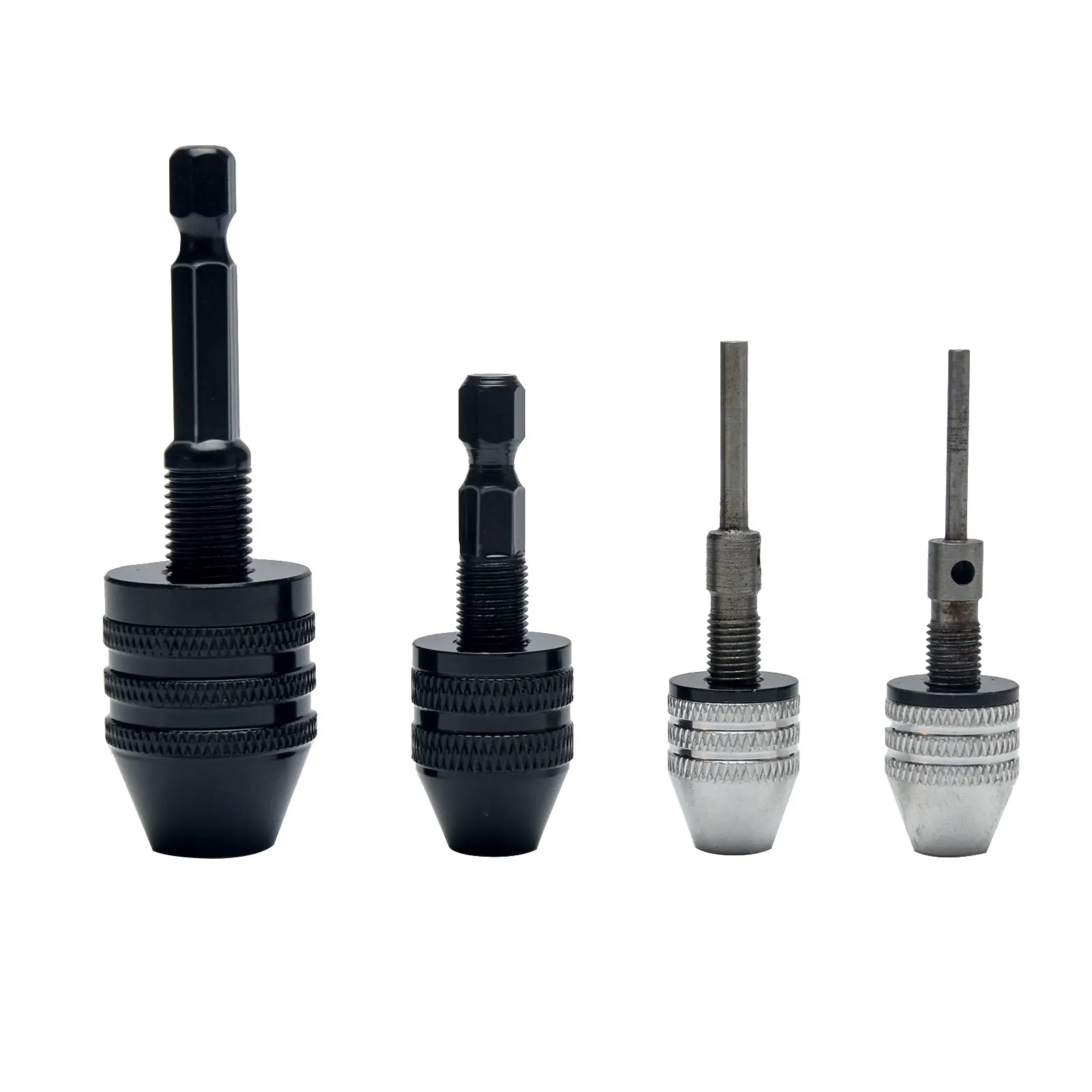 4pcs/set Hex Round Shanks Accessories Durable Quick Change Adapter Power Tool Keyless Drill Chuck Portable Alloy Home Small 
4pcs/set Hex Round Shanks Accessories Durable Quick Change Adapter Power Tool Keyless Drill Chuck Portable Alloy Home Small