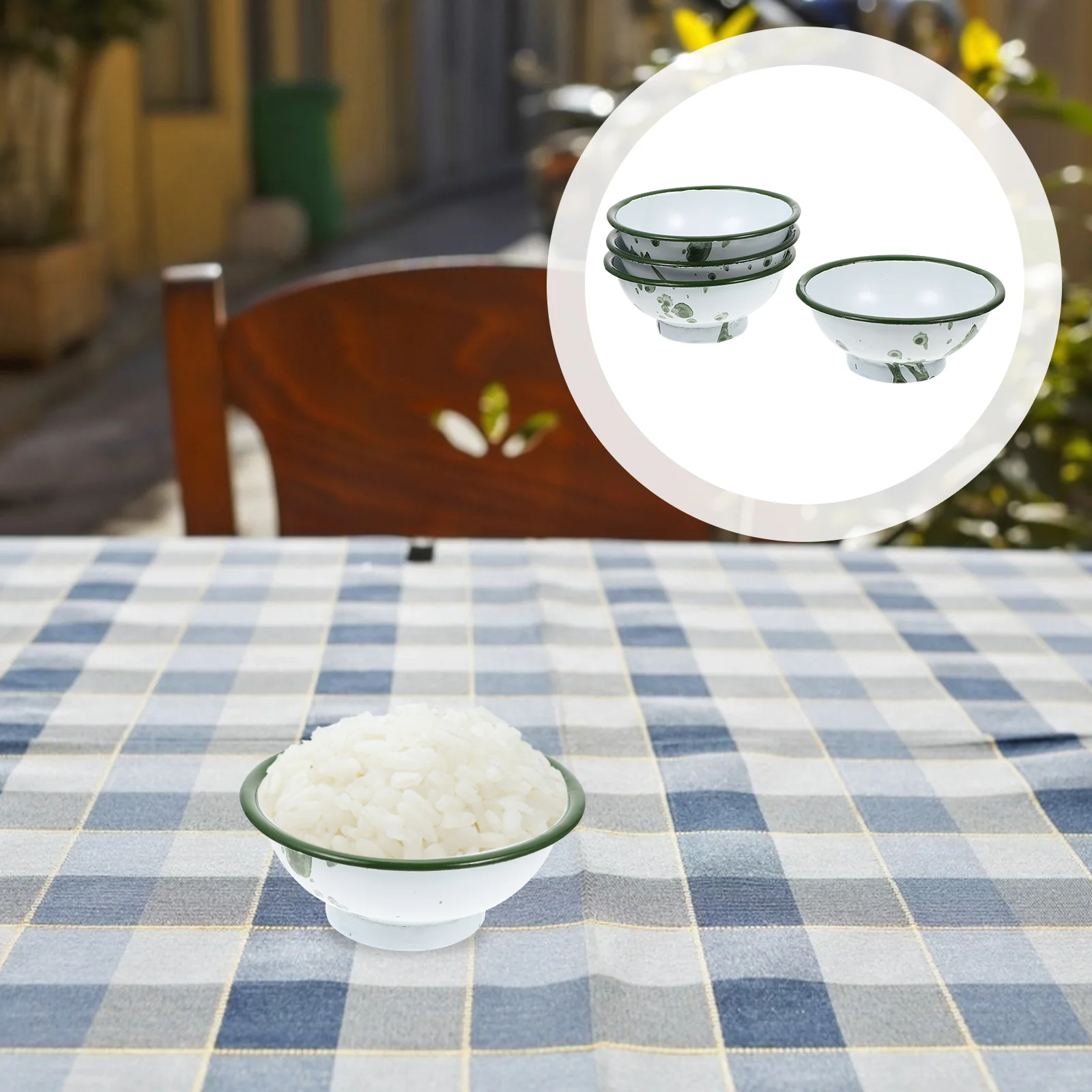 Bowl Enamel Bowls Soup Enamelware Salad Mixing Noodleserving Retro Ramen Metal Chinese Cereal Basin Rice Kitchen Round Container
Bowl Enamel Bowls Soup Enamelware Salad Mixing Noodleserving Retro Ramen Metal Chinese Cereal Basin Rice Kitchen Round Container