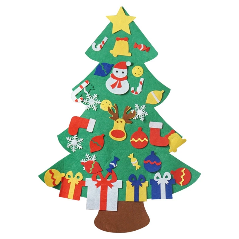 Felt Christmas Tree For Kids Diy Christmas Tree With Toddlers Ornaments For Children Xmas Gifts Hanging Home Door
Felt Christmas Tree For Kids Diy Christmas Tree With Toddlers Ornaments For Children Xmas Gifts Hanging Home Door
