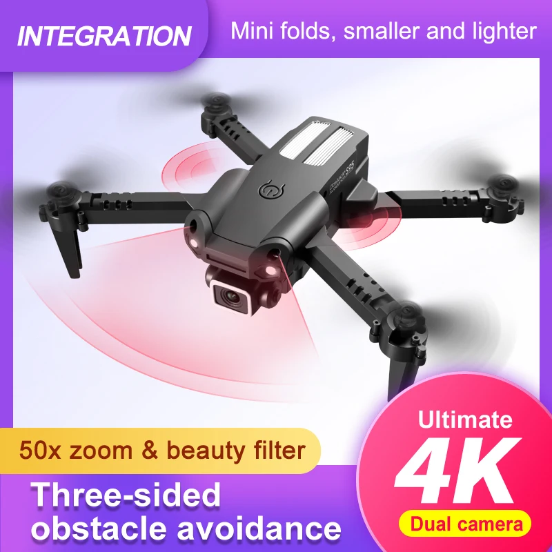 New S95 RC Drone FPV Three-sided Obstacle Avoidance Drone Quadcopter 4k Aerial HD Dual Camera Folding Remote Control Aircraft
New S95 RC Drone FPV Three-sided Obstacle Avoidance Drone Quadcopter 4k Aerial HD Dual Camera Folding Remote Control Aircraft