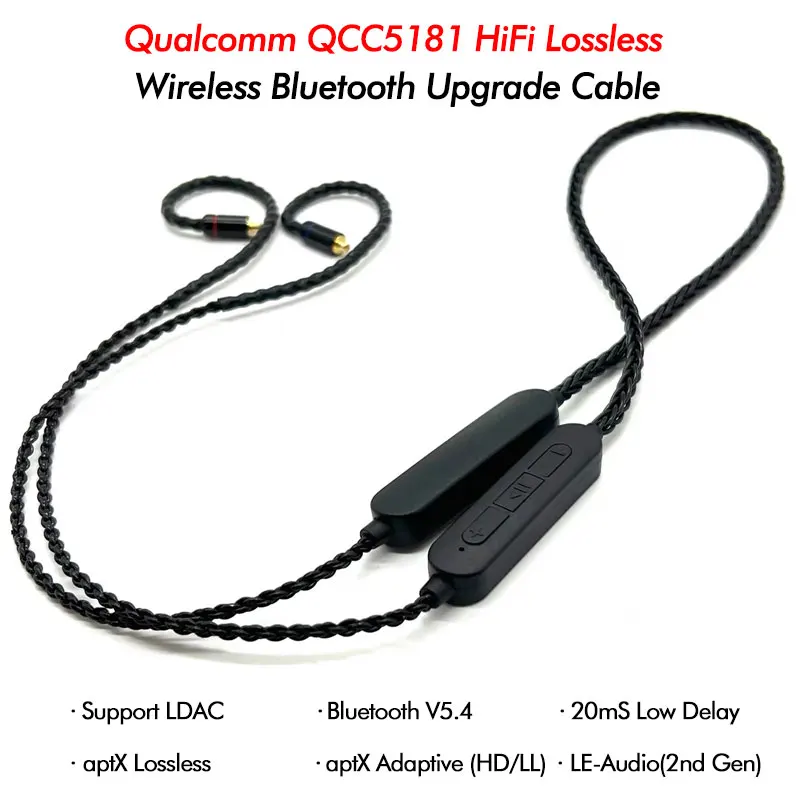 LDAC TWS настоящий беспроводной Bluetooth наушник адаптер усилитель с чипом Qualcomm QCC5181 20 мс низкая задержка LE-Audio aptX голосовой шум
LDAC TWS настоящий беспроводной Bluetooth наушник адаптер усилитель с чипом Qualcomm QCC5181 20 мс низкая задержка LE-Audio aptX голосовой шум