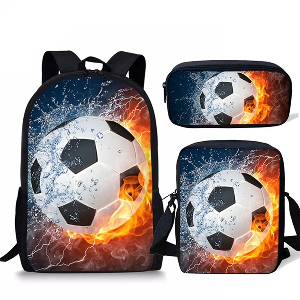 HOMDOW Ice and fire Soccerly ножной шар 3D печать 3 шт./комплект школьные сумки рюкзак для ноутбука Наклонная Сумка на плечо
HOMDOW Ice and fire Soccerly ножной шар 3D печать 3 шт./комплект школьные сумки рюкзак для ноутбука Наклонная Сумка на плечо