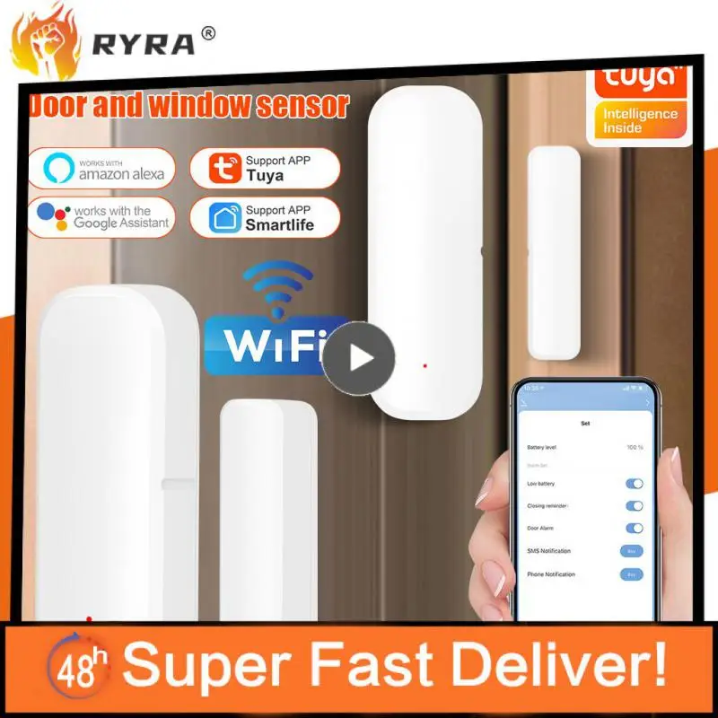 Window Sensor App Control Wifi Open/closed Detectors Smart Life App Smart Life Smart Door Sensor Alexa Tuya Independent Magnetic
Window Sensor App Control Wifi Open/closed Detectors Smart Life App Smart Life Smart Door Sensor Alexa Tuya Independent Magnetic