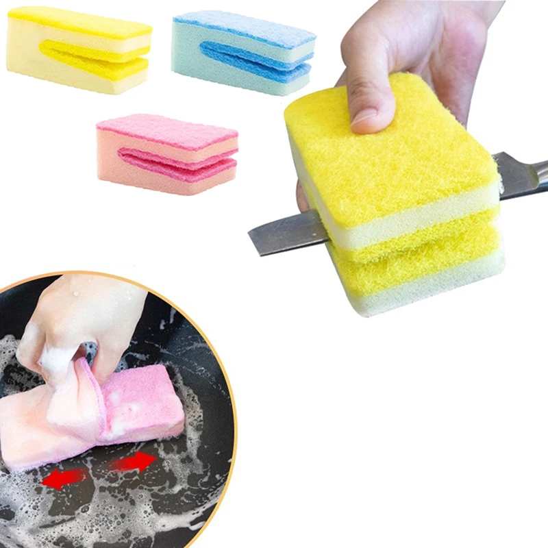 1PC U-mouth Kitchen Knife Blade Dishwashing Sponge Double-sided Cleaning Magic Wipe Kitchen Dishwasher Brush Pot Cleaning Cloth
1PC U-mouth Kitchen Knife Blade Dishwashing Sponge Double-sided Cleaning Magic Wipe Kitchen Dishwasher Brush Pot Cleaning Cloth