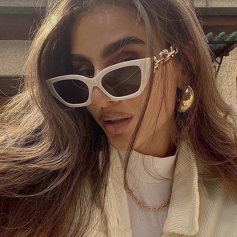 Feishini Ladies Eyewear Oversized Fashion Sunglasses Women 2022 Luxury Brand Designer Vintage Metal Sun glasses Cat eye
Feishini Ladies Eyewear Oversized Fashion Sunglasses Women 2022 Luxury Brand Designer Vintage Metal Sun glasses Cat eye