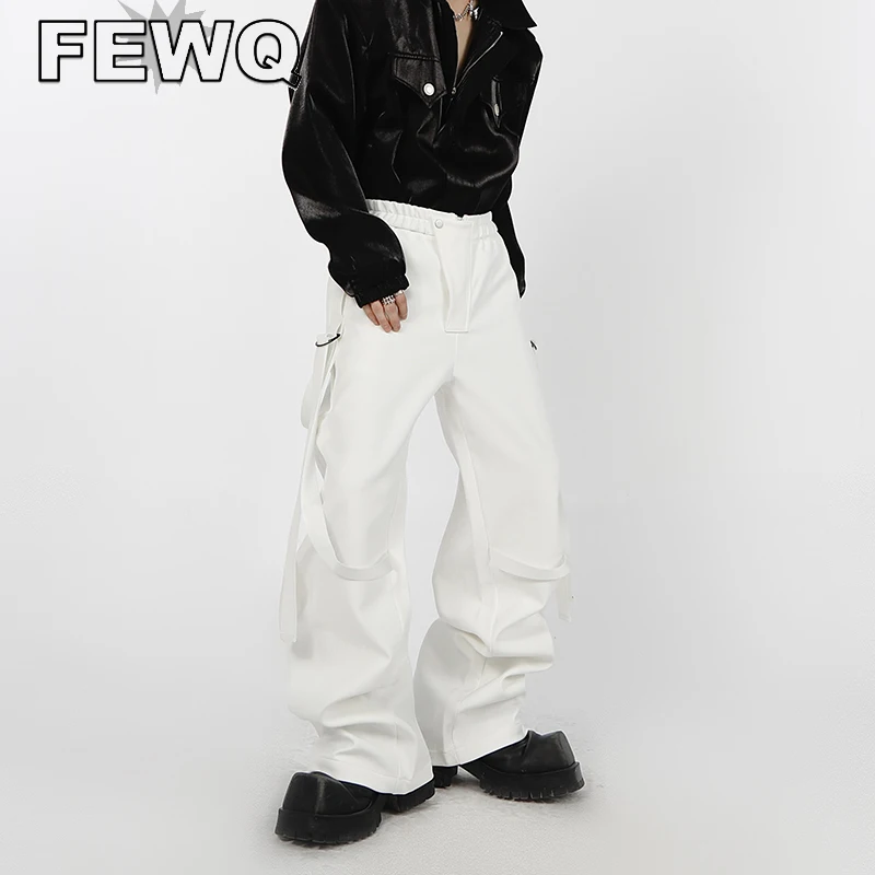Штаны FEWQ мужские костюмные, нишевой дизайн, однотонные широкие брюки, драпировка, свободная лента, эластичная талия, 9A6199
Штаны FEWQ мужские костюмные, нишевой дизайн, однотонные широкие брюки, драпировка, свободная лента, эластичная талия, 9A6199