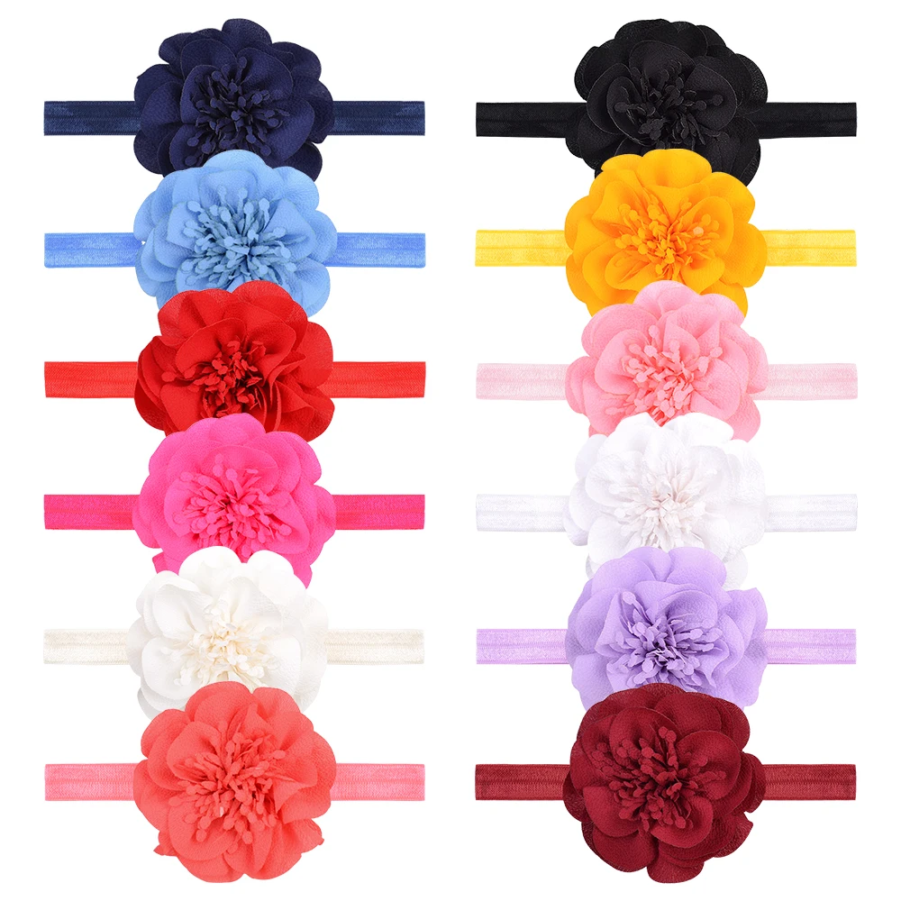 1Piece 3.5Inches Solid Color Chiffon Large Flower Headband For Kids Girls Nylon Elastic Band Handmade Newborn Hair Accessories
1Piece 3.5Inches Solid Color Chiffon Large Flower Headband For Kids Girls Nylon Elastic Band Handmade Newborn Hair Accessories