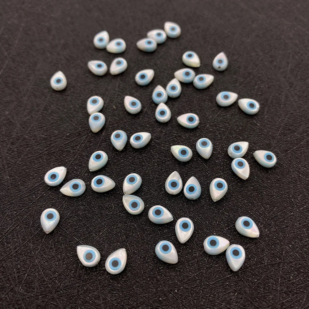 Drop Shape Turkish Eye Natural Seawater Shell Beads Charm for Jewelry Making DIY Necklace Earring Devil's Eye Teardrop Accessory
Drop Shape Turkish Eye Natural Seawater Shell Beads Charm for Jewelry Making DIY Necklace Earring Devil's Eye Teardrop Accessory