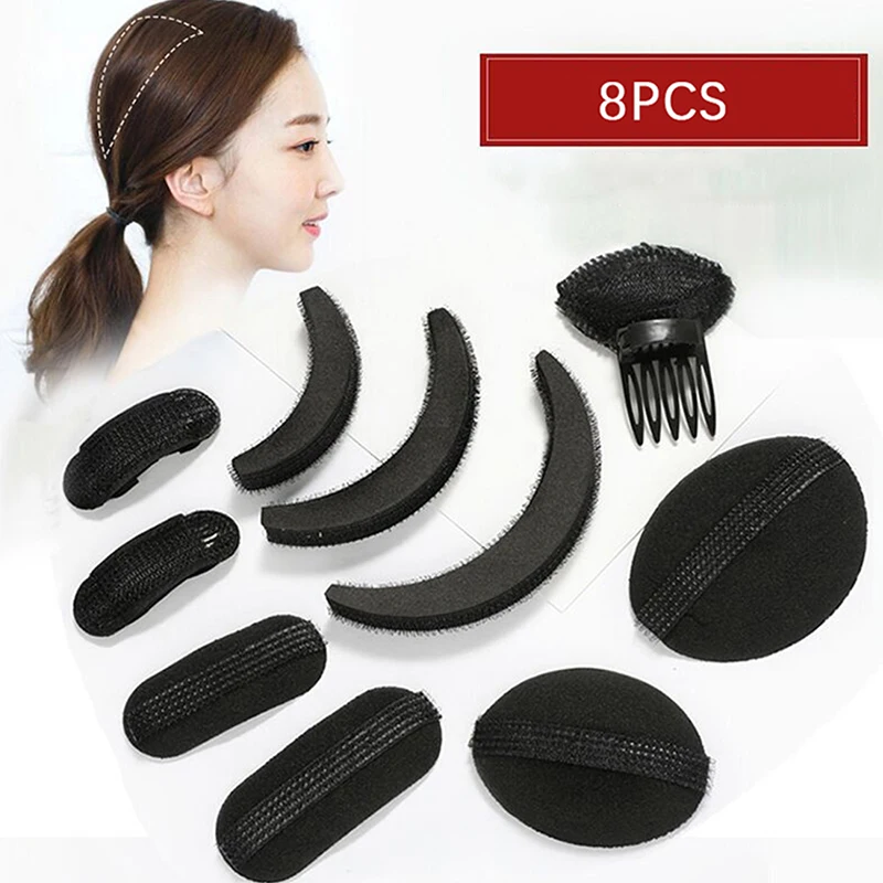 1/2/3/8Pc Black Bump It Up Volume Reusable Hair Fluffy Sponge Hair Base Styling Insert Tool Hair Puff Sponge Clip Hair Bun Maker 
1/2/3/8Pc Black Bump It Up Volume Reusable Hair Fluffy Sponge Hair Base Styling Insert Tool Hair Puff Sponge Clip Hair Bun Maker