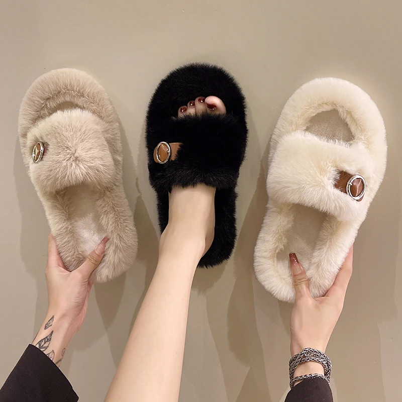 Home Slippers Women's Winter Footwear Shoes Pantofle Luxury Slides Low Fur Flip Flops Flock Massage 2022 Flat Designer Plush
Home Slippers Women's Winter Footwear Shoes Pantofle Luxury Slides Low Fur Flip Flops Flock Massage 2022 Flat Designer Plush