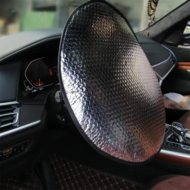 2/3/5PCS Sun Protection Car Steering Wheel Cover Silver Car Steering Wheel Sun Shade Foldable Sunshade Anti-uv Car Supplies
2/3/5PCS Sun Protection Car Steering Wheel Cover Silver Car Steering Wheel Sun Shade Foldable Sunshade Anti-uv Car Supplies