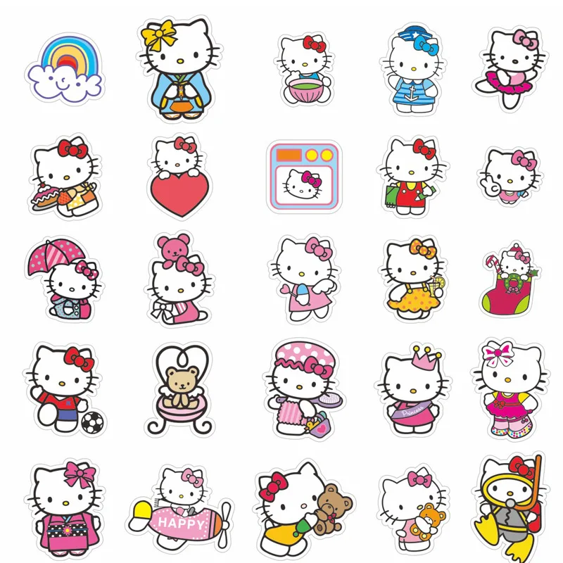 10/30/50 Pcs Hello Kitty Cute Cartoon Stickers for Suitcase Fridge Bicycle Diy Stationery Sticker Labels Waterproof Kid Toy Gift
10/30/50 Pcs Hello Kitty Cute Cartoon Stickers for Suitcase Fridge Bicycle Diy Stationery Sticker Labels Waterproof Kid Toy Gift