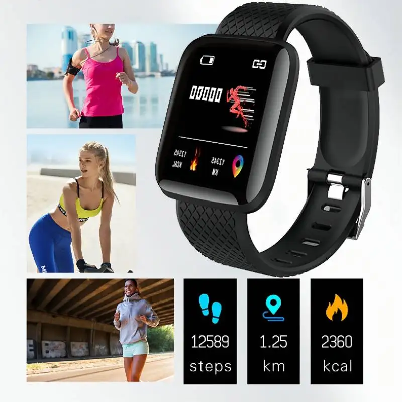 Смарт-часы 116 Plus, Bluetooth, фитнес-трекер, спортивный пульсометр, монитор крови, водонепроницаемый цветной браслет для Android IOS
Смарт-часы 116 Plus, Bluetooth, фитнес-трекер, спортивный пульсометр, монитор крови, водонепроницаемый цветной браслет для Android IOS