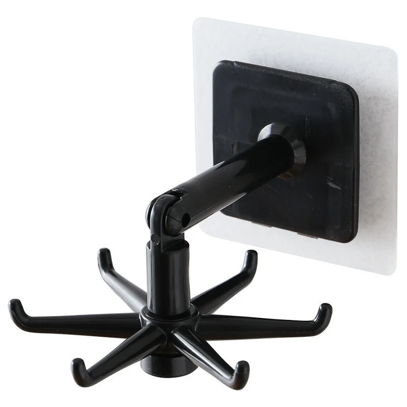 360 Degrees Rotated Kitchen Hooks Waterproof Self Adhesive 6 Hooks Wall Hook Clothes Towel Hanging Rack Bath Home Accessorieses
360 Degrees Rotated Kitchen Hooks Waterproof Self Adhesive 6 Hooks Wall Hook Clothes Towel Hanging Rack Bath Home Accessorieses