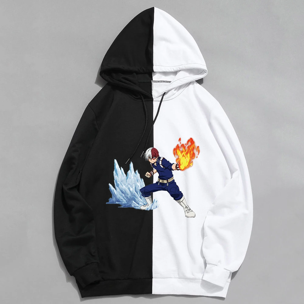 My Hero Academia Shoto Todoroki Hoodies Women Harajuku Pullover Anime Sweatshirts Men Fashion Patchwork Winter Pullover Hoodies
My Hero Academia Shoto Todoroki Hoodies Women Harajuku Pullover Anime Sweatshirts Men Fashion Patchwork Winter Pullover Hoodies