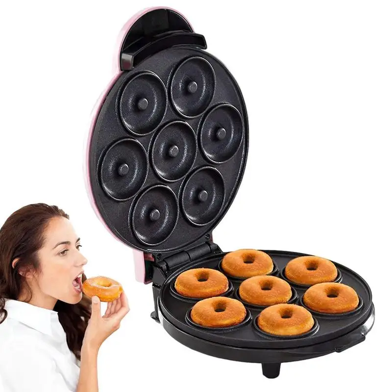 Mini Donut Maker 7 Mini Donut Baker Make 7 Donuts Double-sided Heating Electric Cake Donuts For Home Breakfast Or Dessert
Mini Donut Maker 7 Mini Donut Baker Make 7 Donuts Double-sided Heating Electric Cake Donuts For Home Breakfast Or Dessert