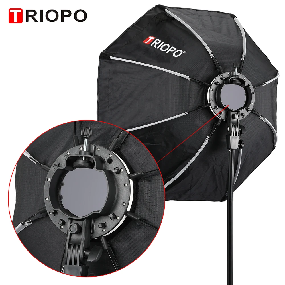 TRIOPO KX65 Umbrella Softbox Portable Outdoor Octagon For flash yongnuo YN200 yn560 iv AD200 V1 tt350 Flash Speedlite Soft
TRIOPO KX65 Umbrella Softbox Portable Outdoor Octagon For flash yongnuo YN200 yn560 iv AD200 V1 tt350 Flash Speedlite Soft