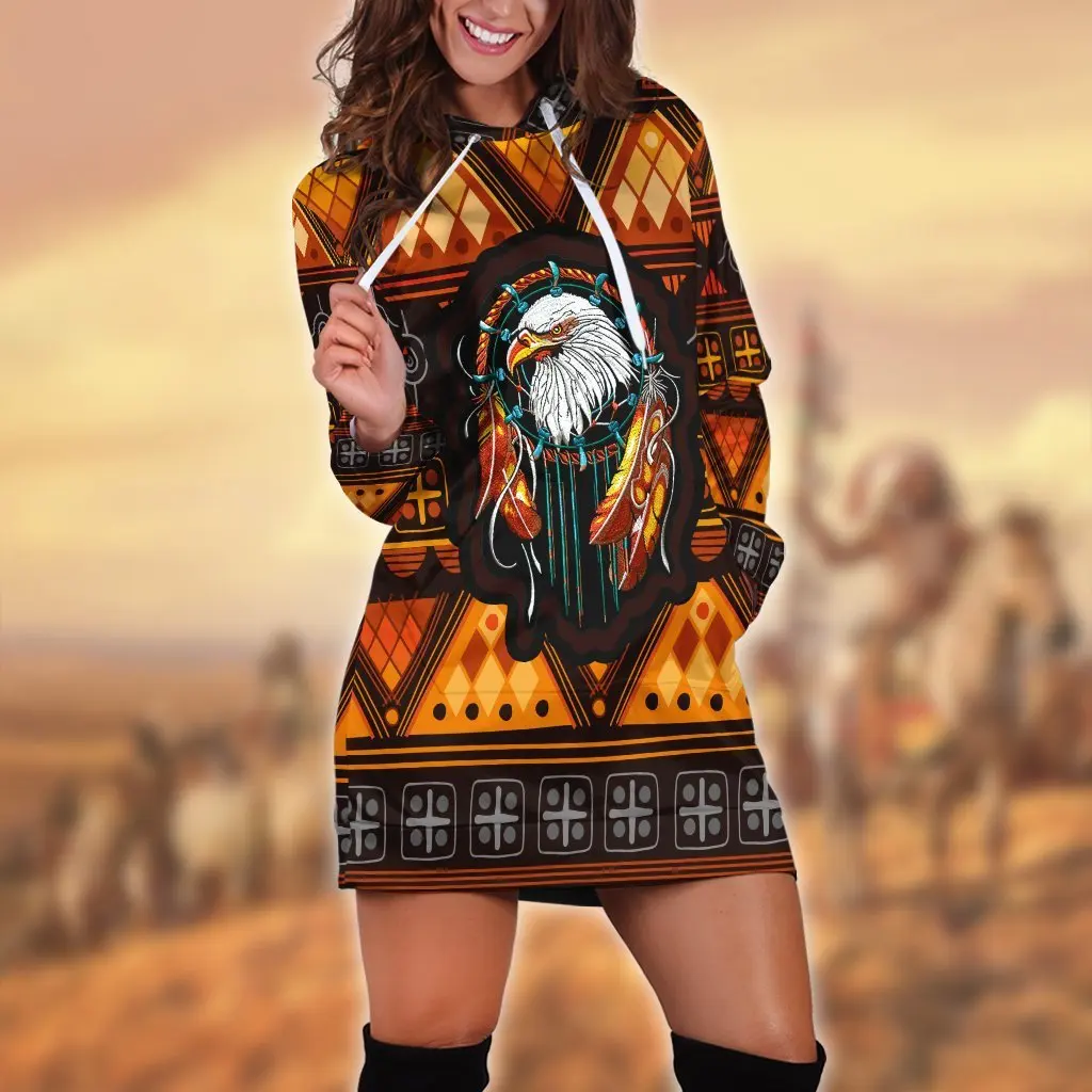 Eagle Native TAttoo 3D Fashion Printed Slim Hoodies Dress Women Casual Wear Long Sleeve Hooded Sweatshirt Pullover
Eagle Native TAttoo 3D Fashion Printed Slim Hoodies Dress Women Casual Wear Long Sleeve Hooded Sweatshirt Pullover