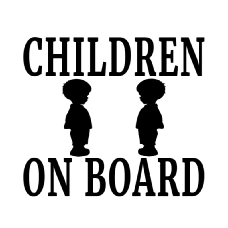 

Детская виниловая наклейка на борту для мальчиков, семейный ребенок, автомобиль для безопасности ребенка, черный/серебристый цвет, 12,7 см * 12,7 см