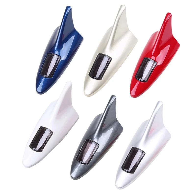 Universal Car Shark Fin Antenna Solar Powered Anti Collision Anti-Rear-End LED Car Roof Warning Lamp Aerials Decorativw Antenna
Universal Car Shark Fin Antenna Solar Powered Anti Collision Anti-Rear-End LED Car Roof Warning Lamp Aerials Decorativw Antenna