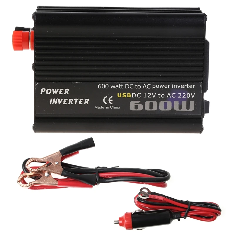 600W Мощность Инвертор постоянного тока в 12V постоянного тока до 220 В переменного тока автомобили Инвертор автомобильный адаптер USB Порты и ра... 
600W Мощность Инвертор постоянного тока в 12V постоянного тока до 220 В переменного тока автомобили Инвертор автомобильный адаптер USB Порты и ра...