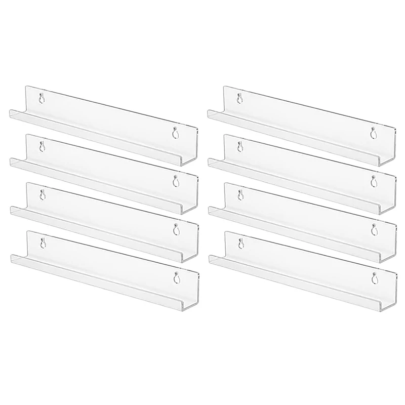 Record Shelf Wall Mount - 8 Pack 15 Inch Records Holder, Acrylic Clear Album Record Display Shelf Floating Shelves Easy To Use
Record Shelf Wall Mount - 8 Pack 15 Inch Records Holder, Acrylic Clear Album Record Display Shelf Floating Shelves Easy To Use