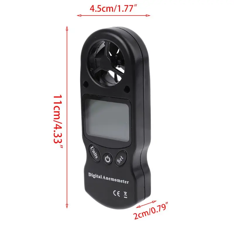 8 in 1 TL-302 Digital Anemometer LCD Display Thermometer Hygrometer Temperature Humidity Wind Speed Chill Barometric DEW 367D
8 in 1 TL-302 Digital Anemometer LCD Display Thermometer Hygrometer Temperature Humidity Wind Speed Chill Barometric DEW 367D