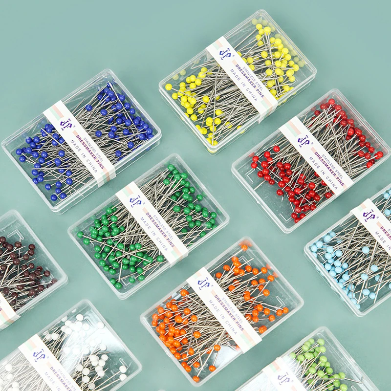 100Pcs/Box Sewing Pins Glass Ball Multicolor Head Pins Straight Quilting Pins Pearl Heads For Dressmaker DIY Jewelry Decor
100Pcs/Box Sewing Pins Glass Ball Multicolor Head Pins Straight Quilting Pins Pearl Heads For Dressmaker DIY Jewelry Decor