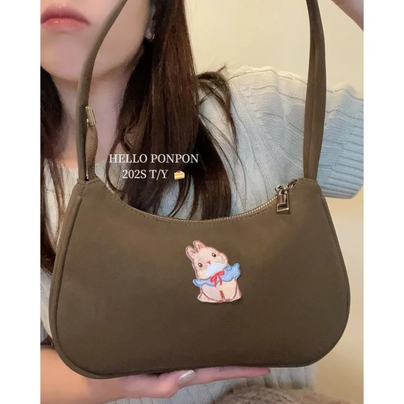Autumn and Winter New Product Maillard Cute Little Rabbit Underarm Bag Made of Old Soft Face Shoulder Bag Cute Lightweight
Autumn and Winter New Product Maillard Cute Little Rabbit Underarm Bag Made of Old Soft Face Shoulder Bag Cute Lightweight