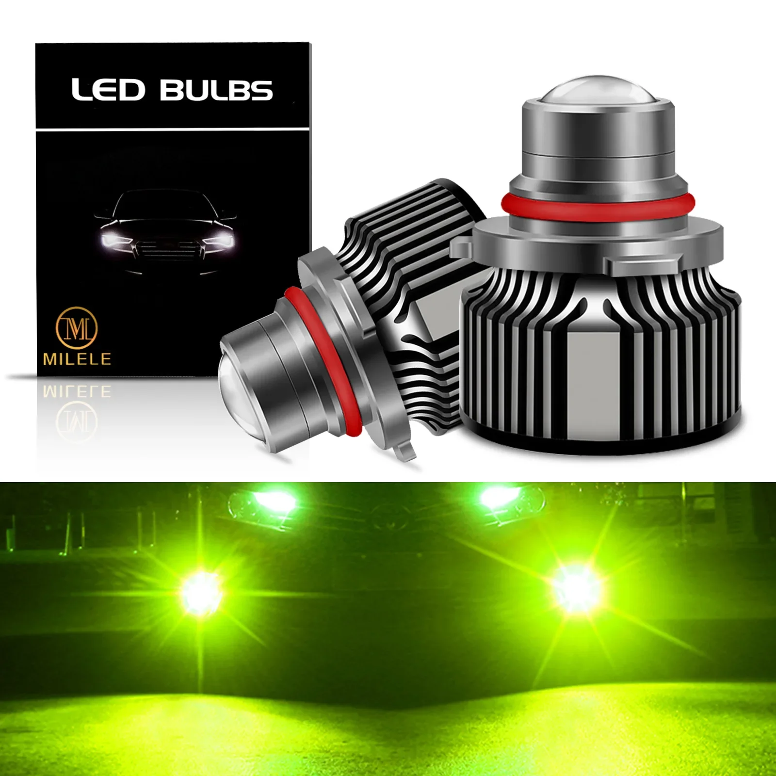 T3 Lemon Green Green LED Headlight Transparent LED Headlight Motorcycle Headlight 9905 9006 H7 H8 H9 H11 H16 20W Car Fog Lamp
T3 Lemon Green Green LED Headlight Transparent LED Headlight Motorcycle Headlight 9905 9006 H7 H8 H9 H11 H16 20W Car Fog Lamp