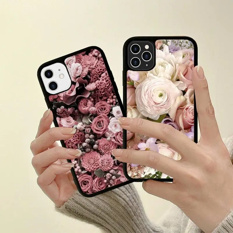 Flower Pink Phone Case Silicone PC+TPU Case for iPhone 11 12 13 Pro Max 8 7 6 Plus X SE XR Hard Fundas
Flower Pink Phone Case Silicone PC+TPU Case for iPhone 11 12 13 Pro Max 8 7 6 Plus X SE XR Hard Fundas