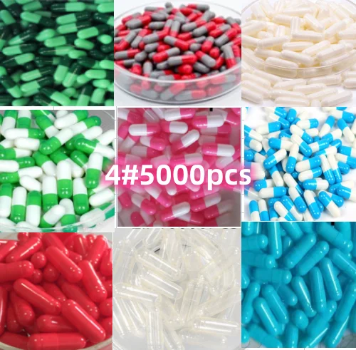 wholesale White 4#empty capsules 5000pcs Clear Transparent hard gelatin empty capsules sizes 4 joined Case for Powder,Granule
wholesale White 4#empty capsules 5000pcs Clear Transparent hard gelatin empty capsules sizes 4 joined Case for Powder,Granule