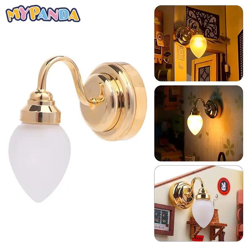 1pc 1:12 Dollhouse Miniature LED Light With Battery Wall Lamp Home Lighting Model Decor Toy Doll House Accessories
1pc 1:12 Dollhouse Miniature LED Light With Battery Wall Lamp Home Lighting Model Decor Toy Doll House Accessories